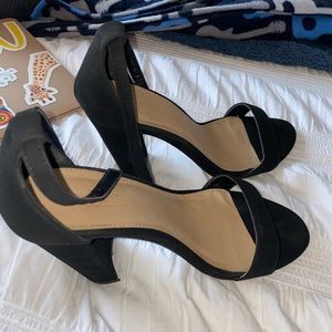 High heel shoes